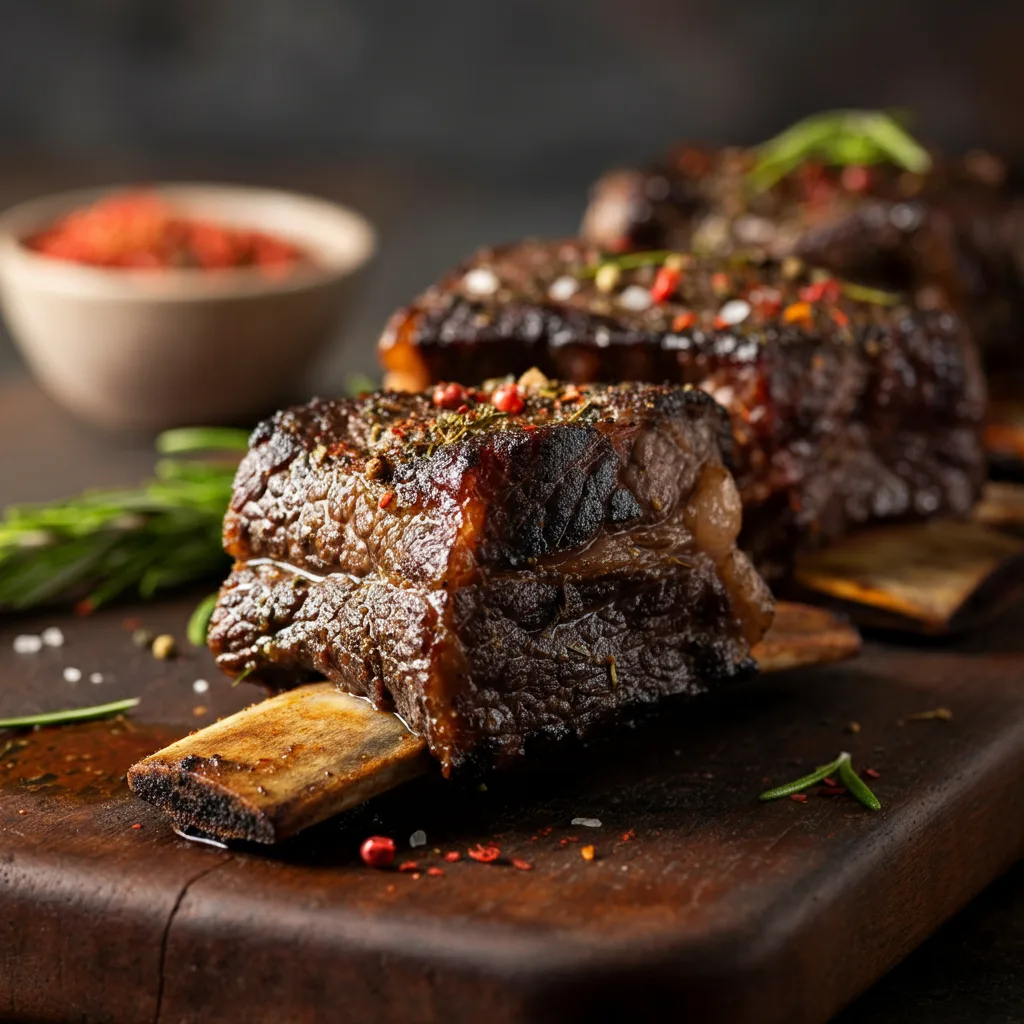 Cooking Beef Short Ribs with Oxtail Seasoning