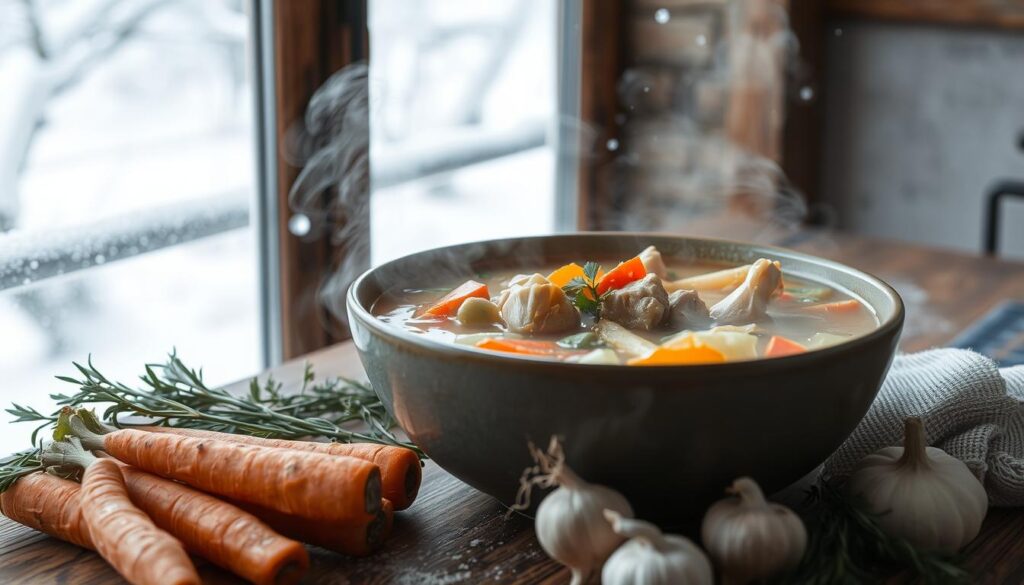 Chicken Cabbage Soup Winter Comfort Food