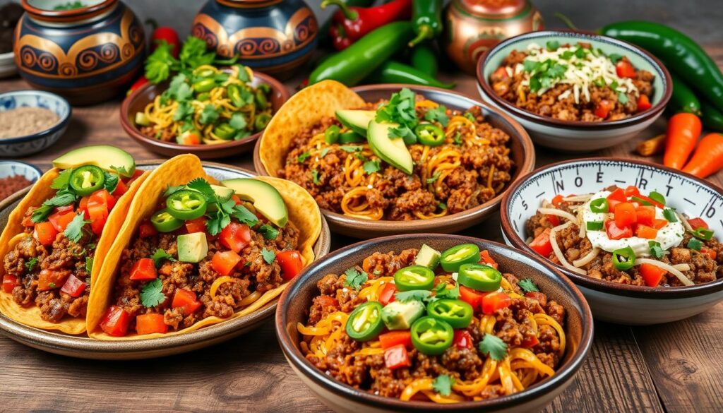 Mexican-Style Ground Beef Slow Cooker Meals