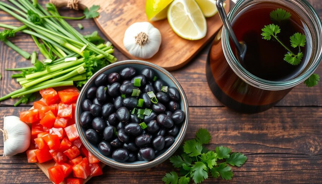 Purple Black Bean Soup Ingredients