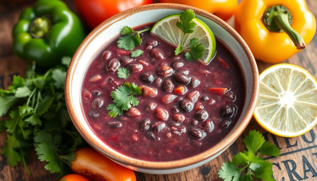 Purple Black Bean Soup Recipe