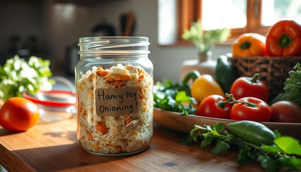 chicken and rice with onion soup mix storage