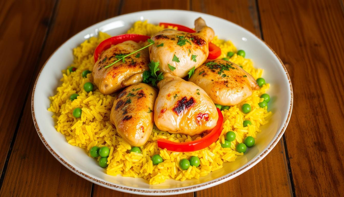 chicken and yellow rice recipe