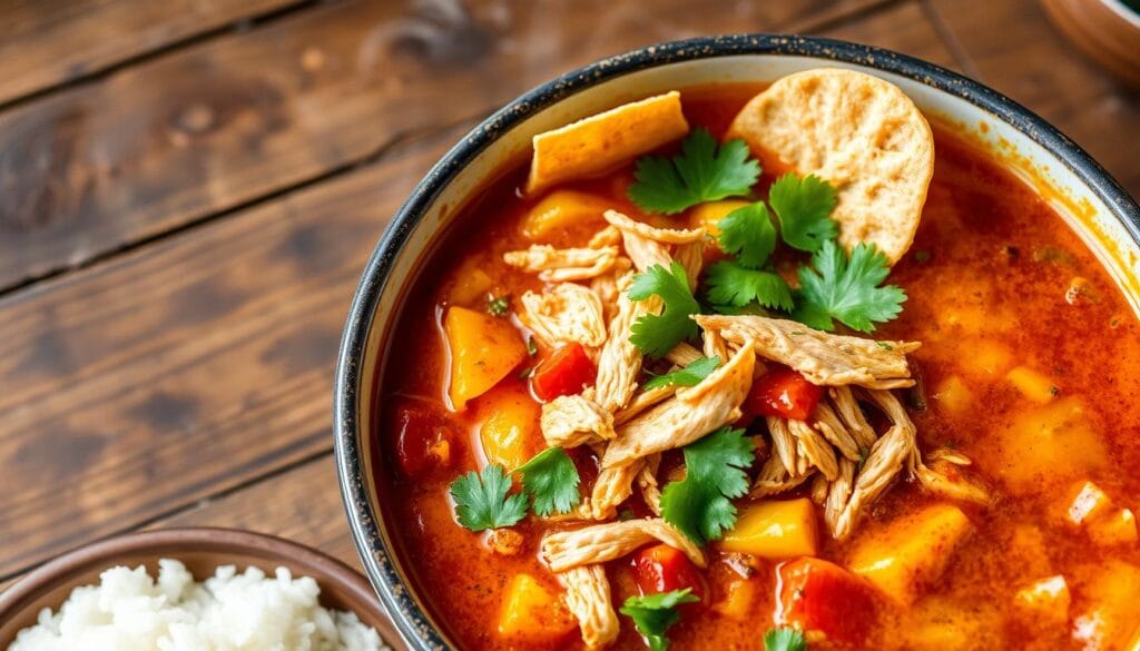 chicken tortilla soup with rice