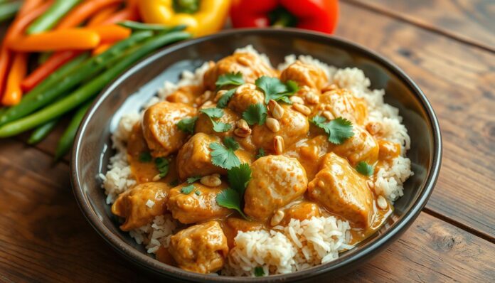 chicken with peanut butter recipe