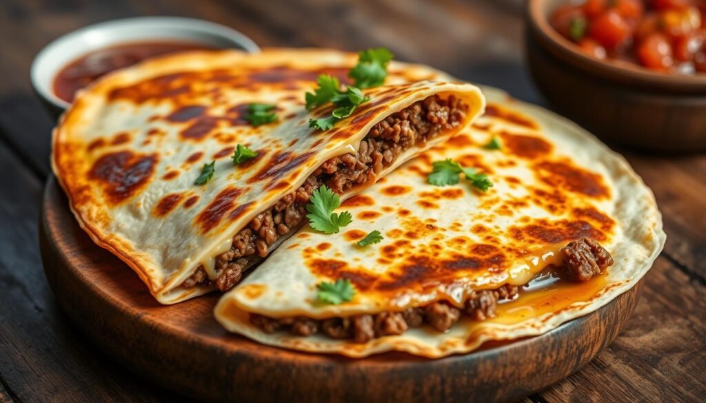 ground beef quesadilla