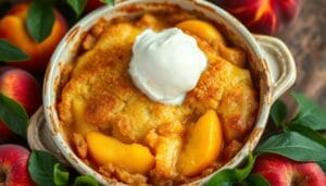 peach cobbler recipe with cake mix