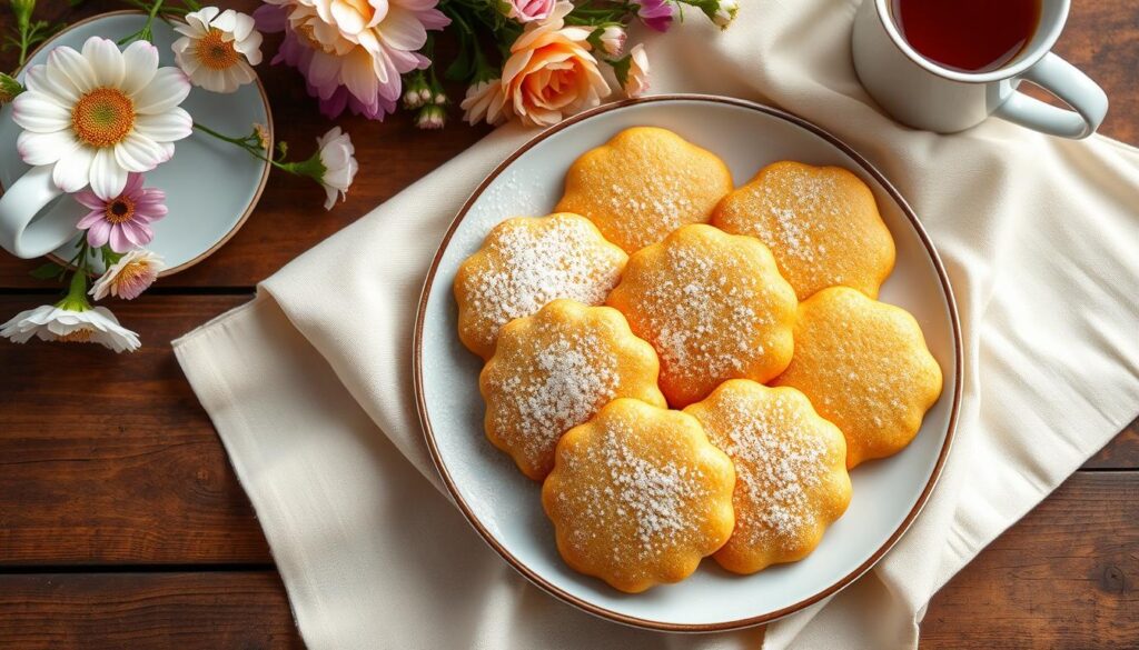 traditional French madeline cookies