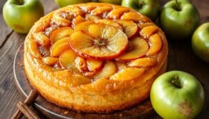 vegan upside down apple cake recipe